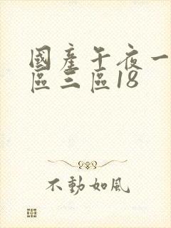 国产午夜一区二区三区18