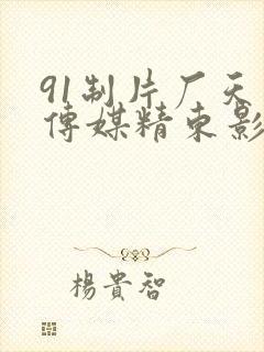 91制片厂天美传媒精东影业