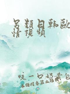 另类日韩欧美激情视频