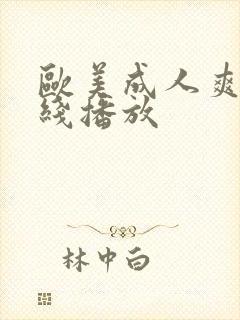 欧美成人爽片在线播放