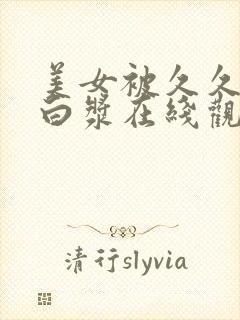 美女被久久精品白浆在线观看