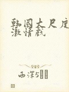 韩国大尺度床戏激情戏