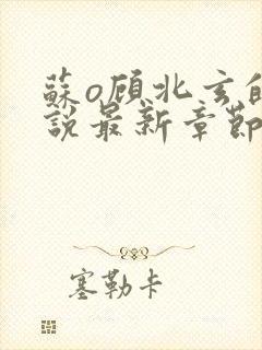 苏o顾北玄的小说最新章节免费阅读