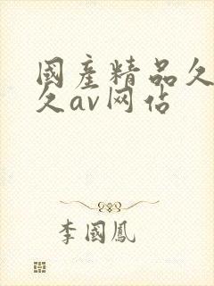 国产精品久久久久av网站