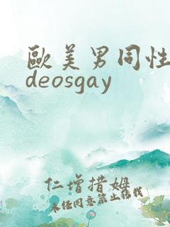 欧美男同性videosgay