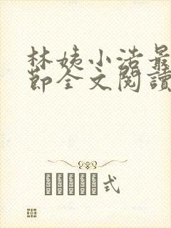 林姨小浩最新章节全文阅读