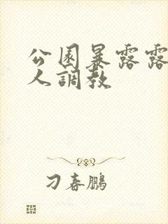 公园暴露露出任人调教