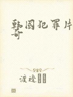 韩国犯罪片蒙太奇