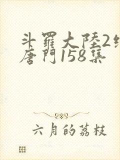 斗罗大陆2绝世唐门158集