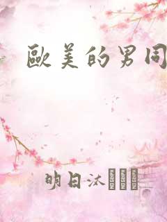 欧美的男同性恋