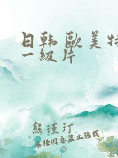 日韩 欧美特a一级片