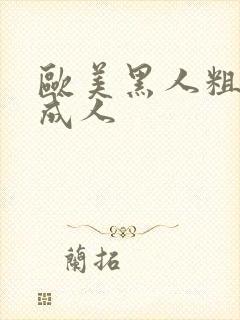 欧美黑人粗又大成人