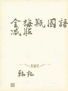 金梅瓶国语未删减版
