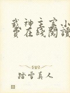 武神主宰小说免费在线阅读