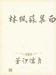 林枫苏慕白最新