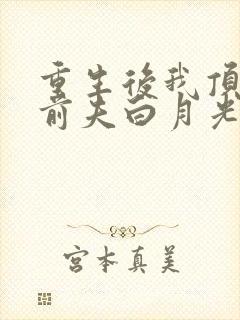 重生后我顶替了前夫白月光小说版