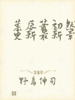 叶辰萧初然刚刚更新最新章节阅读