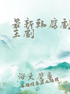 最新韩腐剧双男主剧