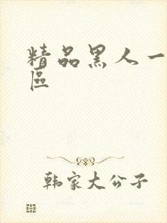 精品黑人一区三区