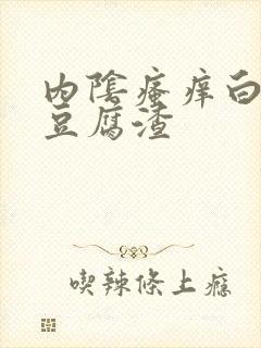 内阴瘙痒白带像豆腐渣