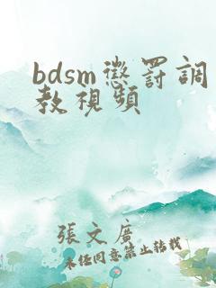 bdsm惩罚调教视频