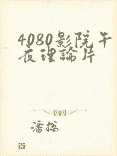 4080影院午夜理论片