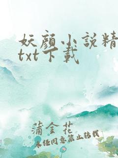 妖颜小说精校版txt下载