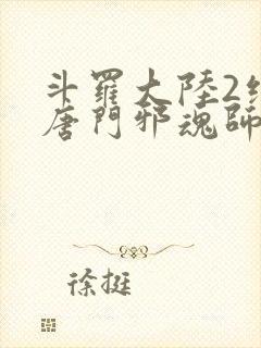 斗罗大陆2绝世唐门邪魂师