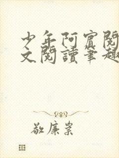 少年阿宾阅读全文阅读笔趣阁