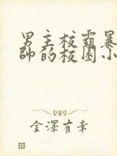 男主校霸暴戾痞帅的校园小甜文