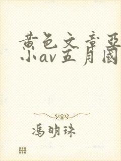 黄色文章亚洲最小av五月国产