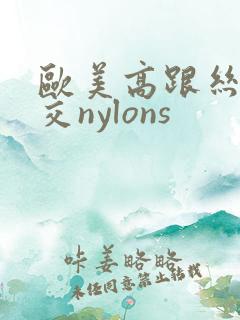 欧美高跟丝袜脚交nylons