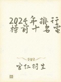 2024年排行榜前十名电视剧有哪些