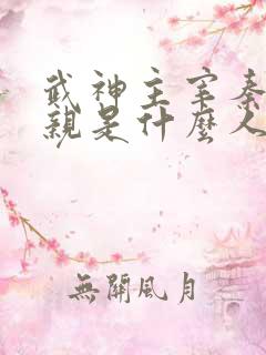 武神主宰秦尘父亲是什么人