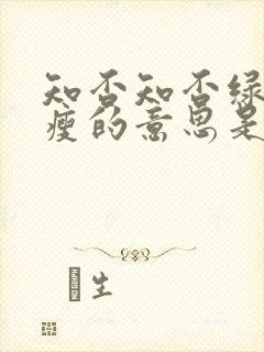 知否知否绿肥红瘦的意思是什么