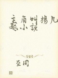 主角叫杨凡的穿越小说