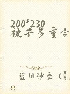 200*230被子多重合适