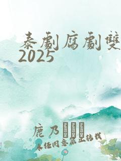 泰剧腐剧双男主2025