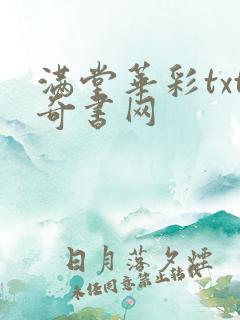 满堂华彩txt奇书网