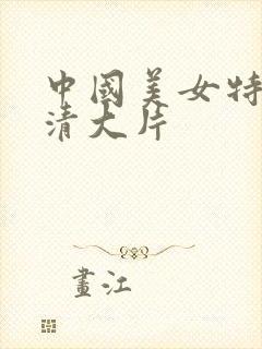 中国美女特黄高清大片