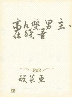 高h双男主小说在线看