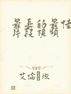 最长的最佳接吻片段视频