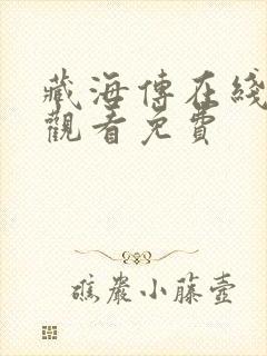 藏海传在线全集观看免费