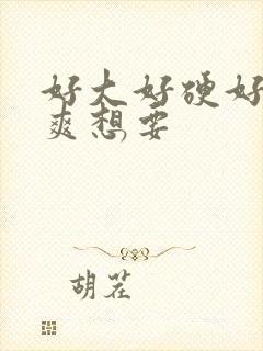 好大好硬好湿好爽想要