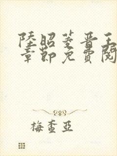 陆昭菱晋王最新章节免费阅读