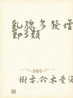 乳腺多发增生结节3类