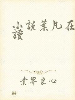 小说叶凡在线阅读