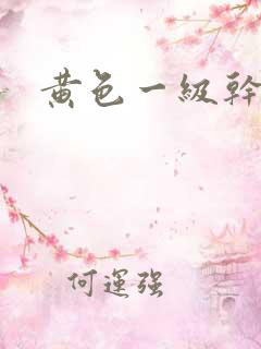 黄色一级干逼片