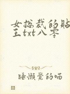 女总裁的贴身兵王txt八零