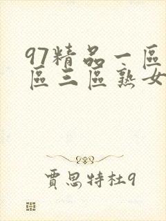 97精品一区二区三区熟女人妻